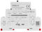 Interruttore crepuscolare fotoelettrico GRB8-01/02 per guida DIN, timer, sensore di luce, relè, AC 110 V-240 V, automatico(GRB8-01 AC110-240V)
