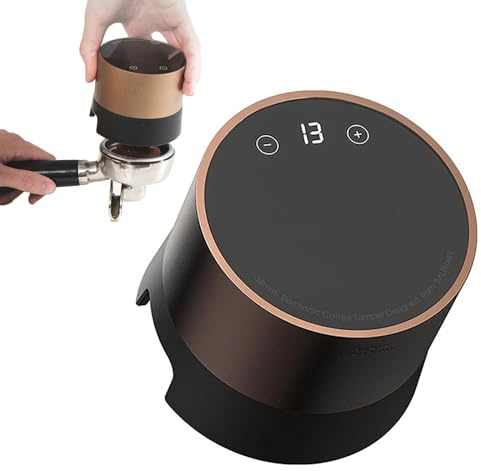 Elektrischer Kaffee-Tamper mit LCD-Touchscreen, einstellbare Presspulvertiefe für Baristas