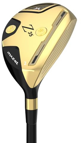 MAZEL Hybrid and Utility Golf Clubs 2,3,4,5,6,7,8,9, P for Men and Women, Graphite Shaft Flex S/R for Beginners