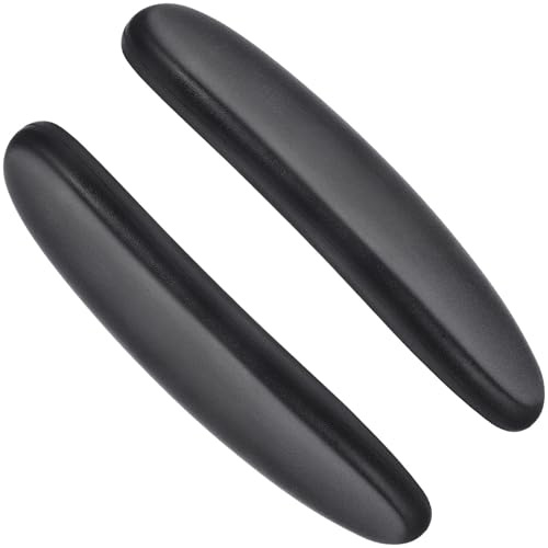 CIMAXIC Verstellbare Armlehnenpolster Zufällige Farbe 1 Paar aus Schwarzem Pu Bequemes Ersatzteil für Bürostühle für Gaming und Büroarbeitsplätze