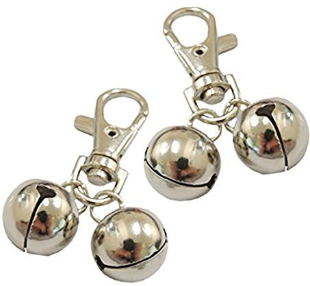 Harts Keepsafe Purse Handbag Keys Security Nickel Plated Bell Attachment to Prevent Pick Pockets 5 x Unit
