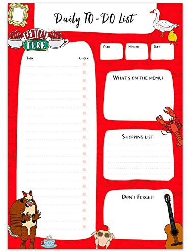 Grupo Erik Tagesplaner Block A5 - Terminplaner A5 Friends- Kalender A5 Planer Kalender Planer oder Tischkalender A5 - Tischkalender ohne datum