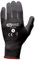 KS TOOLS - 310.0325 Mikrofaser-Handschuhe, schwarz, T.9, 12 Paar
