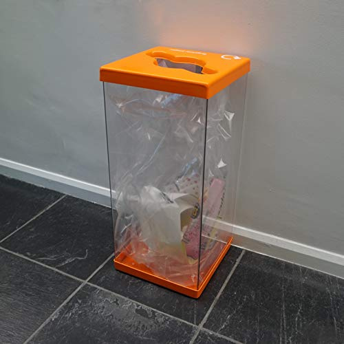 Recycling Bin Transparent Clear See Through 80 Litre Single BOX | Mixed Recycling1