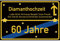 vanva Diamanthochzeit Schild Diamanthochzeit Ortsschild 30x20 cm Liebe Hochzeit 60. Hochzeitstag Party Deko Geschenke Dekoration Hochzeits-Deko Diamanthochzeit Geschenkideen
