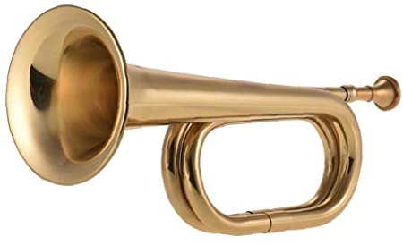 Zonster B Flat Bugle Call Trompete Kavallerie Militär Kavallerie Scouting Instrument mit Mundstück für Schulband