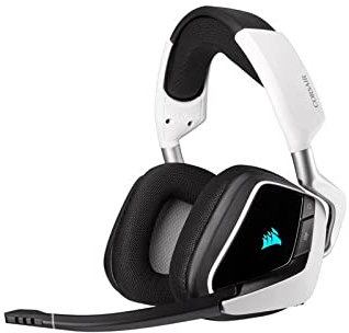 Casque Gaming sans Fil Corsair Void RGB Elite Wireless Blanc Reconditionné à Neuf