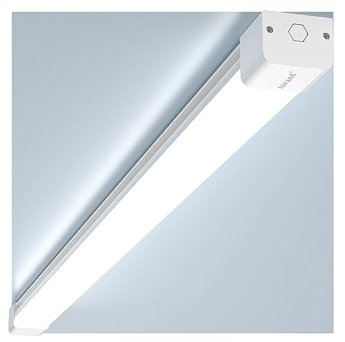 Airand Tubo Led 150cm, Neon Led Barra 45W 4500LM, Plafoniera Soffitto Garage Impermeabile IP66, Luminoso Lampada per Cucina Officina Ufficio Bagno Seminterrato Giardino Magazzino Bianco Freddo 5000K
