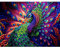 5D DIY Diamond painting Pfau- 5D Peacock diamond painting,Diamant Paint Set, voller Diamant Gemälde, Edelsteine Handwerk für Anfänger Kinder für die Wand Dekoration des Hauses (40 * 30cm)