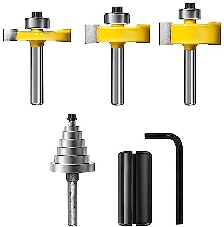 Shank Rabbet Router Bit Set