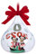 Disney Skizzenbuch mit Weihnachtsmann Mickey Maus und Minnie Maus 2023, Glas