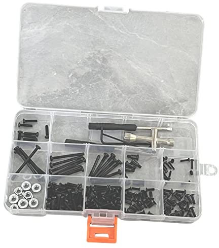 Aymzbd 193x Metall RC Schraube für Wltoys 104009 12401 1/10 1/12 RC Car Zubehör