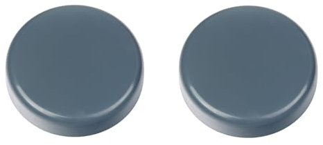 BODYA 2 x Entsafter-Becher, Frischhaltedeckel, Ersatzteil, Deckel mit Gummiringen, passend für Nutribullet, 600 W, 900 W, Grau
