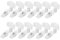 SEWACC 48 Stk Pop-Werbeclip Klarer Clip für Lebensmittelschilder doppelseitiger Clip ID-Abzeichen-Clip Etikett zettelhalter Schaufensterdekoration Zeichenclips Posterclips Abs Transparent