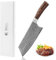 Wakoli EDIB Chinesisches Kochmesser aus echtem Damaststahl (VG10 Kern) mit 19 cm Klinge – Scharf & ausgewogen – Damastmesser mit Pakkaholzgriff in Geschenkbox – Küchenmesser für Fleisch, Fisch, Gemüse