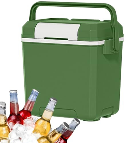 Campingkühler - Camping-Kühlboxen | Eiskisten Und Kühler | Leichte, Tragbare Kühlbox Mit 7 Litern Fassungsvermögen | Wiederverwendbarer Organizer Für Getränke, Wasserflaschen, Lebensmittel, Obst