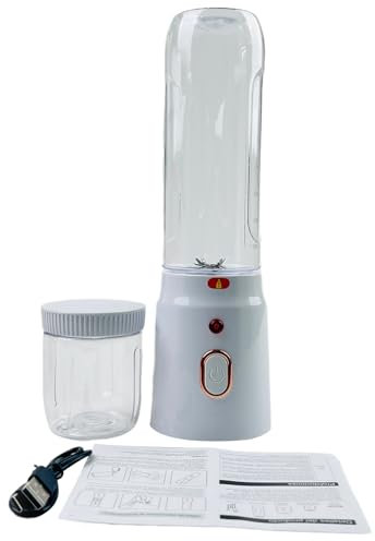 450 ml portátil para batidos y exprimidor, licuadora de frutas recargable para viajes, oficina, gimnasio, deporte