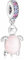 MSPOVOF Tartaruga marina rosa in vetro di Murano Charms S925 ciondolo in argento sterling per bracciali e collane regalo di gioielli per donne
