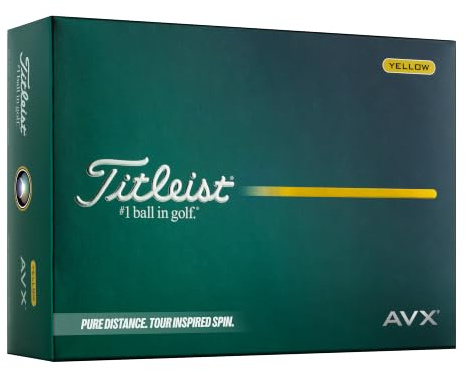Titleist AVX Golf Ball, Pack of 12