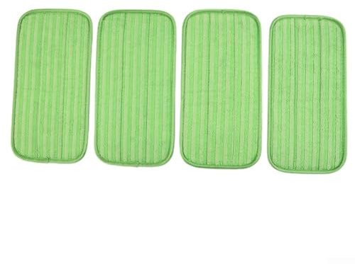 NbgrvB Wiederverwendbare Mikrofaser-Wischpads für Swiffer WetJet, 30,5 cm, waschbare Bodenwischer-Nachfüller für Nass- und Trockenreinigung auf Hartholz, Fliesen, Laminat, Vinylböden, 8 Stück, Gr