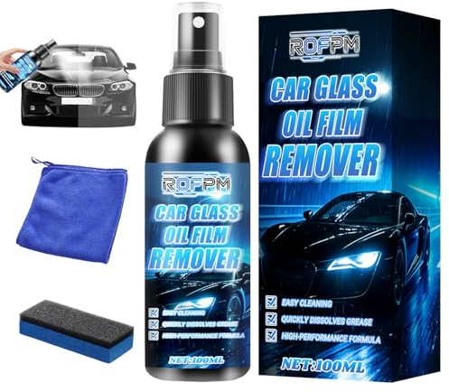 Car Window Cleaning Polishes, Cleaner Glass Remover, Car Window Glass Clean | Cars Glasss Cleaner, Windows, Mirrors, and Glasss Surfaces, Cars Window Cleaner, Improve Clarity and Visibility