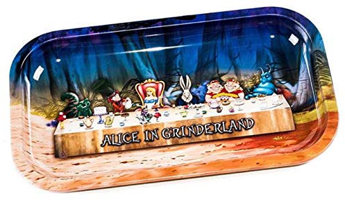 Tablett Metal Alice in grinderland Dinnerservietten – V Syndicate