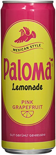 PALOMA PINK GRAPEFRUIT Lemonade mit Kohlensäure, 12er Pack, EINWEG (12 x 355 ml)