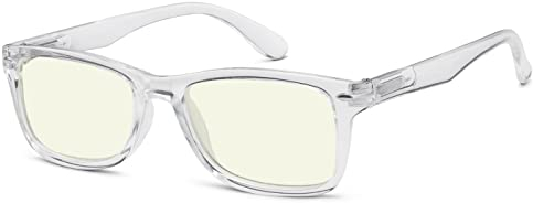 Eyekepper Blaulicht-Filter Lesebrille -Schutz Blendschutz, reflektierende Computer Leser -Transparenter Rahmen +0.50