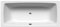 Kaldewei Baignoire Ilot Cayono Duo 725 avec effet nacré 180 x 80 x 40 cm Blanc alpin