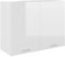 vidaXL Küchenschrank mit 2 Einlegeböden, Spanplatte, Hochglanz, 80 x 31 x 60 cm, Weiß