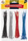 DID Cable Ties Assorted Colours, 120 Pack, 2mm x 150mm