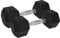 Urban Fitness Pro Hex-Hantel, gummiert, Schwarz, 1 Paar