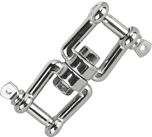 DERING Edelstahl Drehwirbel 6 mm 1 Stück von Hängesessel Outdoor Boxsack