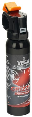 Pfefferspray Bärenverteidiger Tierabwehrspray Bärenabwehrspray Pfefferspray Breitstrahl Grizzly Made in Germany (150 ml)