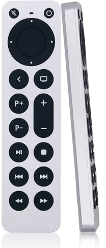Télécommande universelle de rechange pour Apple TV 4K/Gen 1 2 3 4/HD A2169 A1842 A1625 A1427 A1469 A1378 A1218 avec fonction de contrôle TV