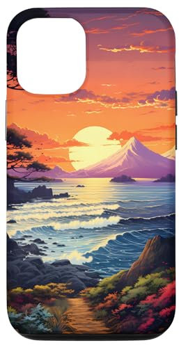 Hülle für iPhone 15 Ästhetische Landschaft