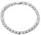 UNSHINEBAR Tennis Armband für Herren in verschiedenen Farben - Streetwear Iced Out Tennis Armband aus Edelstahl und 18K Gold - Wasserfestes Armband (Silber, 21)