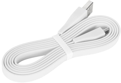 Tonysa Câble de Chargement USB Compatible avec UE Wonderboom, Boom, Megaboom, Mega Boom 3,9 Pieds, USB A vers Micro USB, pour le Chargement des Haut-parleurs (WHITE)