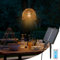 YOODI Solar Hängelampe Outdoor, Boho Solarlampen für Außen Hängend Rattan Lampenschirm mit Fernbedienung, Dimmbar Solar Lampe Outdoor IP65 Wasserdichte für Garten Balkon Pavillon Beleuchtung