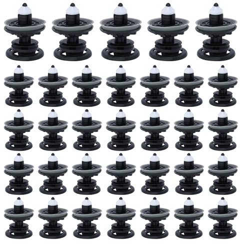 RUNYU 40 Stück Türverkleidung Befestigung Clips, Befestigung Türverkleidungs Clips, Kunststoff Auto Befestigungsclips, für Golf 5 6 7, VW T5 T6 Passat Polo Skoda Caddy, A1 A4 A5 A6