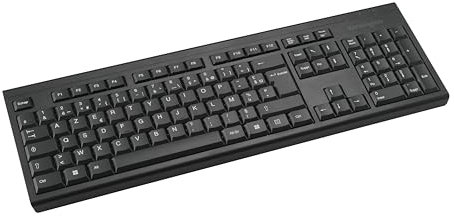 Kensington KB150 EQ - Clavier AZERTY sans Fil, Compatible avec macOS & Windows, Clavier avec Membrane Étanche Anti-éclaboussures, avec 55% de Matériaux Recyclés Post-Consommation (K75561FR)