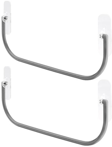 4pcs Foldable RV Shoe Rack, Wall-Mounted Shoe Rack Storage Mount Holder with 4 Fixed Hooks & 4 Double-Sided Tapes Essential Travel Accessories for RV Camper Motorhome