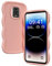 XINYEXIN Funda para Xiaomi Redmi Note 9S / Note 9 Pro, Carcasa Marco de Ondas Forma Rizado Linda Silicona Líquida Antigolpes Bumper Case Cover - Rosado