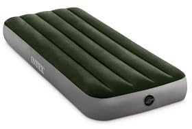 Intex 64106E Dura-Beam Prestige Daunen-Luftmatratze: Fiber-Tech – Jr Twin – 25,4 cm Betthöhe – 136 kg Tragkraft – Pumpe separat erhältlich