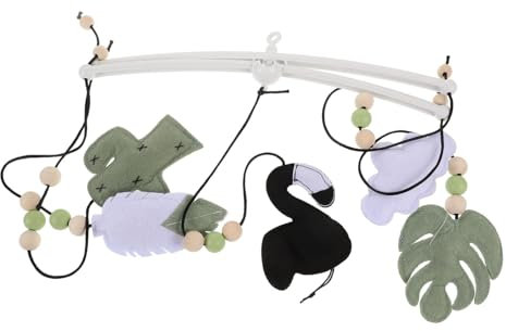 TOYANDONA Krippe Windspiel Decke Kinderbett Spielzeug Hängen Mobile Deckenaufhängung Hängendes Spielzeug Für Die Krippe Kinderwagenspielzeug Mobile Fürs Babybett Bettglocke Plastik