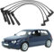 Taesayl 4 Stück Zündkabelsatz Zündkerzenstecker Zündungskabel 036905409K für VW Golf IV 1.4 16 V 1997-2005 55 KW