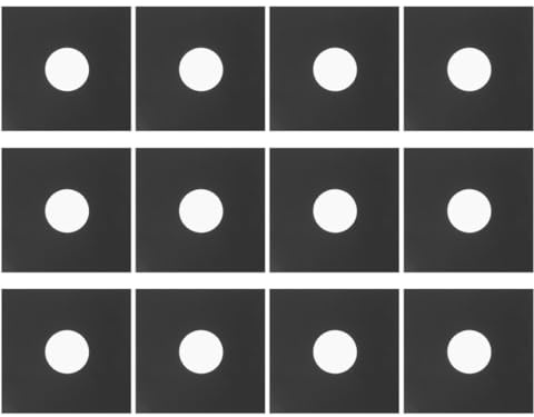 KOMBIUDA 7 Zoll Schallplattenhüllen Schwarz aus Kraftpapier | Innenhüllen für Vinyl, Aufbewahrung für Riegel und Cafés, 12 Stück-pack