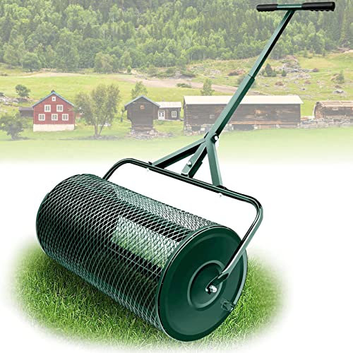 Spandiconcime multiuso, spandiconcime per compost, spandiconcime per torba da 24, spandiconcime per prato e giardino in rete metallica resistente e migliorato per concimazione di copertura e semin