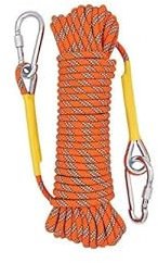 Jyvlucient Climbing Rope 8MM 10M Outdoor Rope Home Emergency Escape Rope Professional Climbing Rope Rappelling Abseiling Rope for Magnetic Fishing Hiking Caving Camping Rescue Tree Climbing