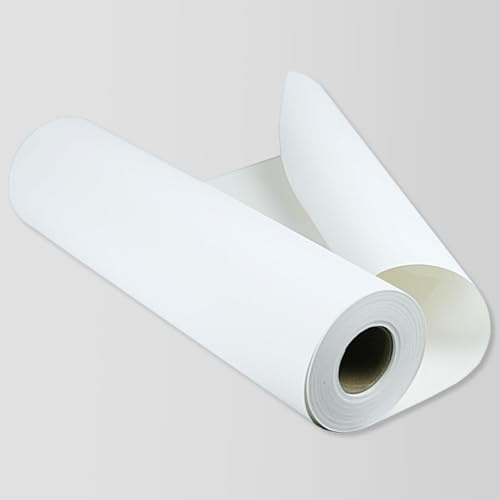 PDmedia Baumwoll Leinwand Rolle 390 g/m² Matt | Premium-Qualität Inkjet Canvas für Kunstdruck, Fotodruck & Reproduktionen | 100% Baumwolle, wasserfest, Fine Art Druckrolle (0,610 x 18 m)
